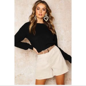 Crop Fisherman Sweater